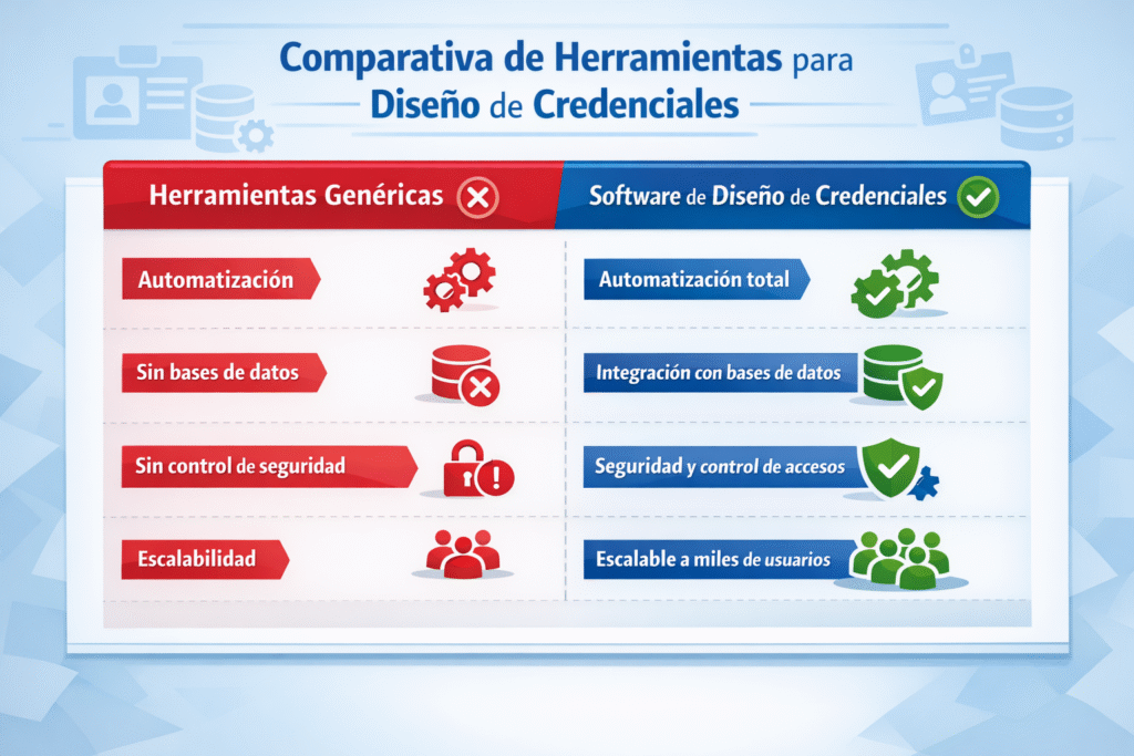 cuadro comparativo software de credenciales 